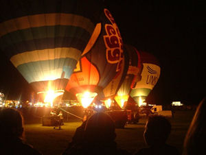 Picture of a hot air balloon