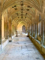 Picture of the corridor in Lacock Abbey