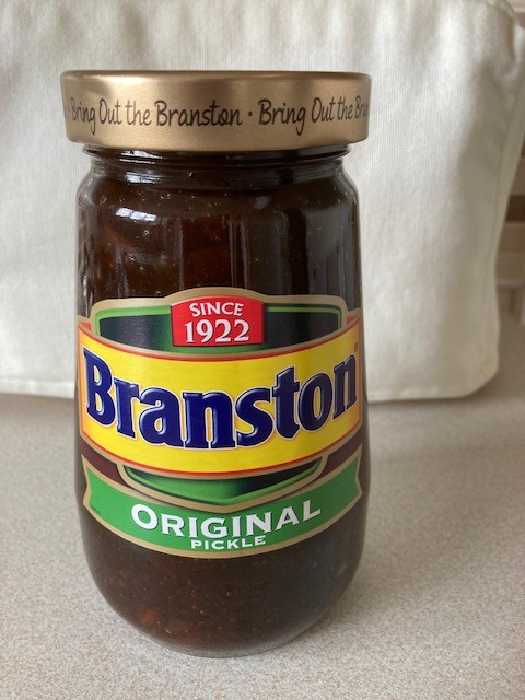 Branston Pickle jar