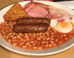 Picture of a english breakfast