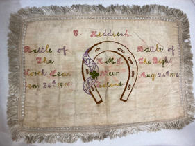 Photograph of Mystery Tapestry back